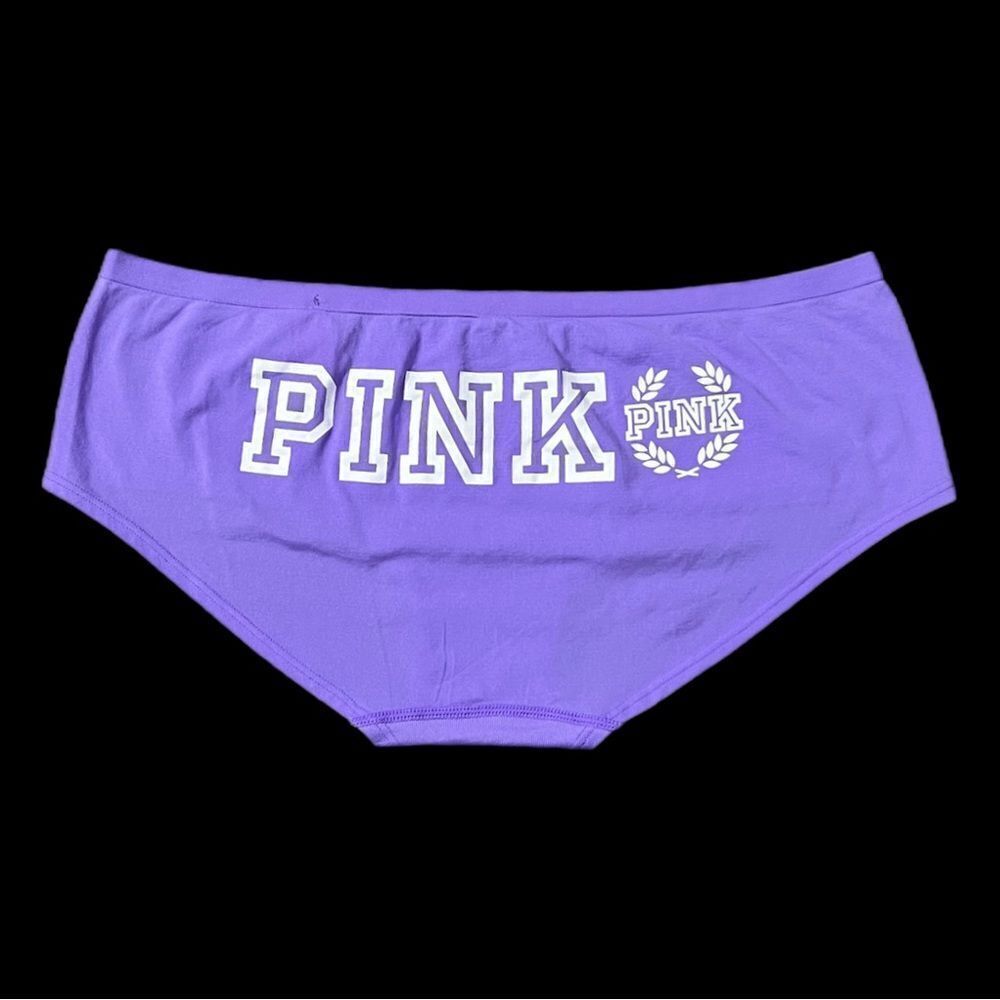 Victorias Secret PINK Sport Extra Low Rise YOGA Hipster panty purple Large